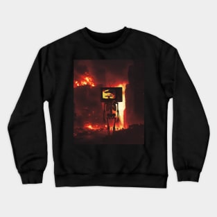 Skeleton TV Head (city edition) Crewneck Sweatshirt